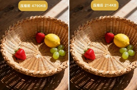 批量图片压缩效果预览