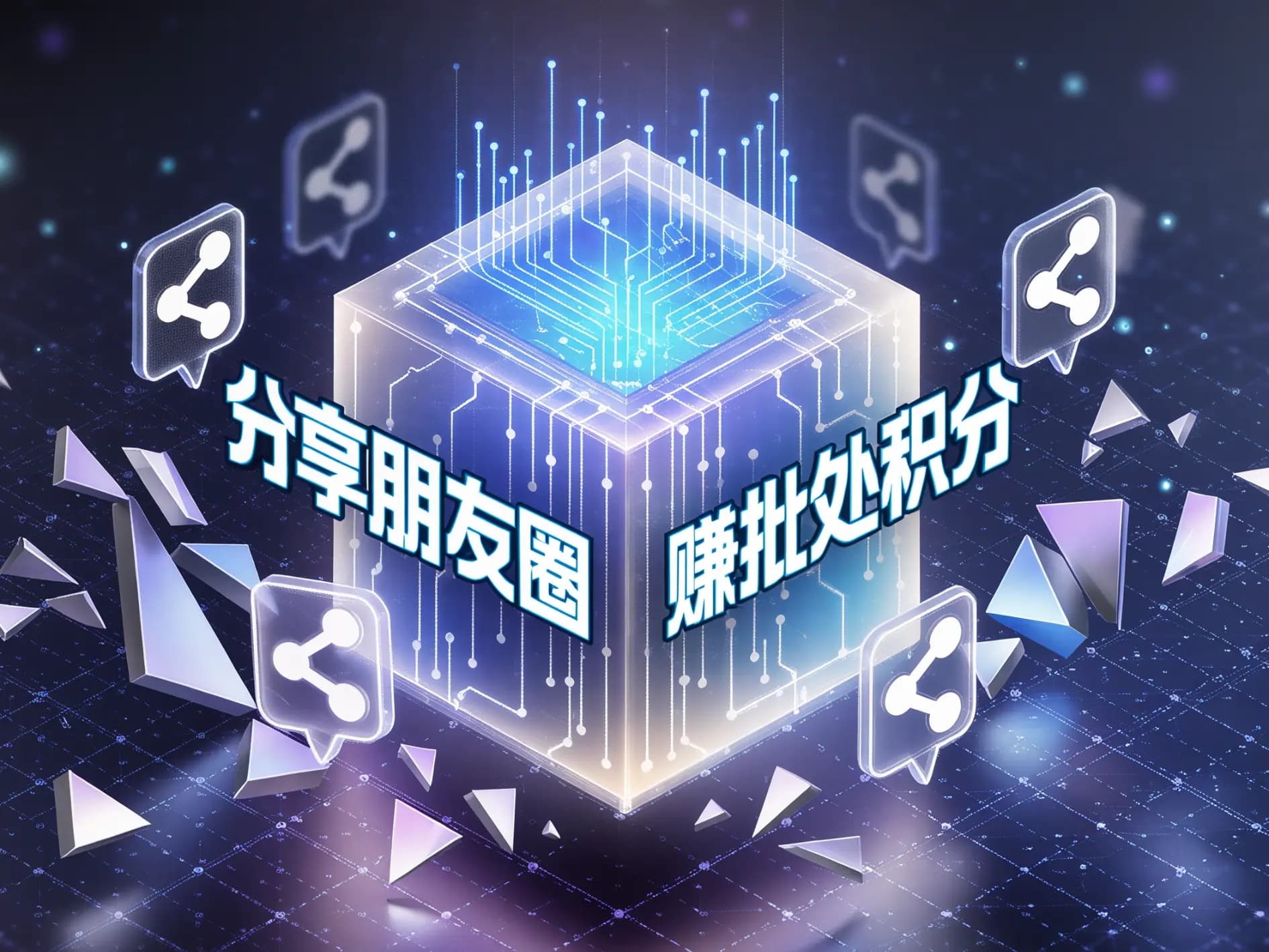 分享朋友圈赚批处理积分