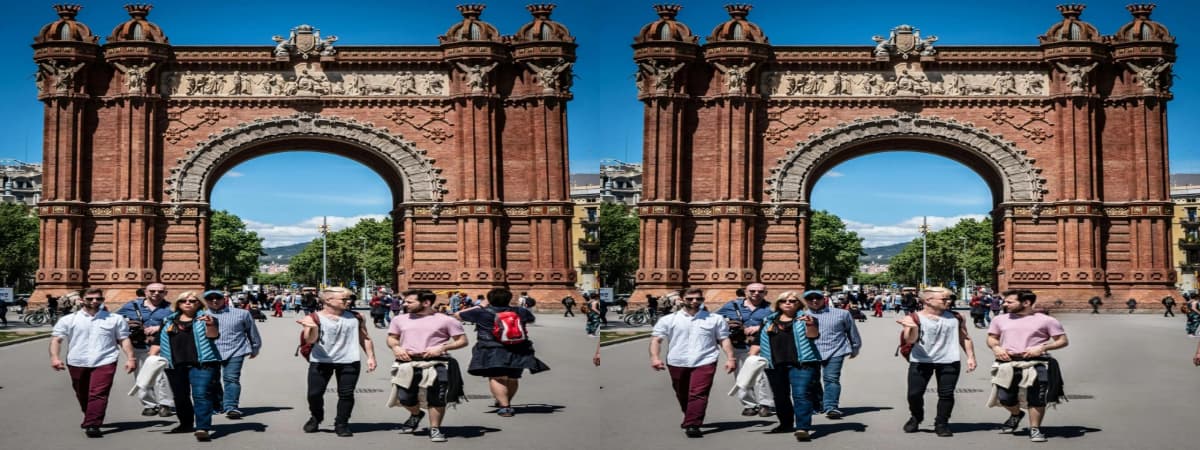 Magic Eraser 在线去除路人演示